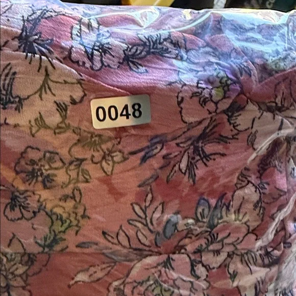 Lulus Ties With You Rose Pink Floral Print Tie-Back Midi Dress New - Picture 5 of 5